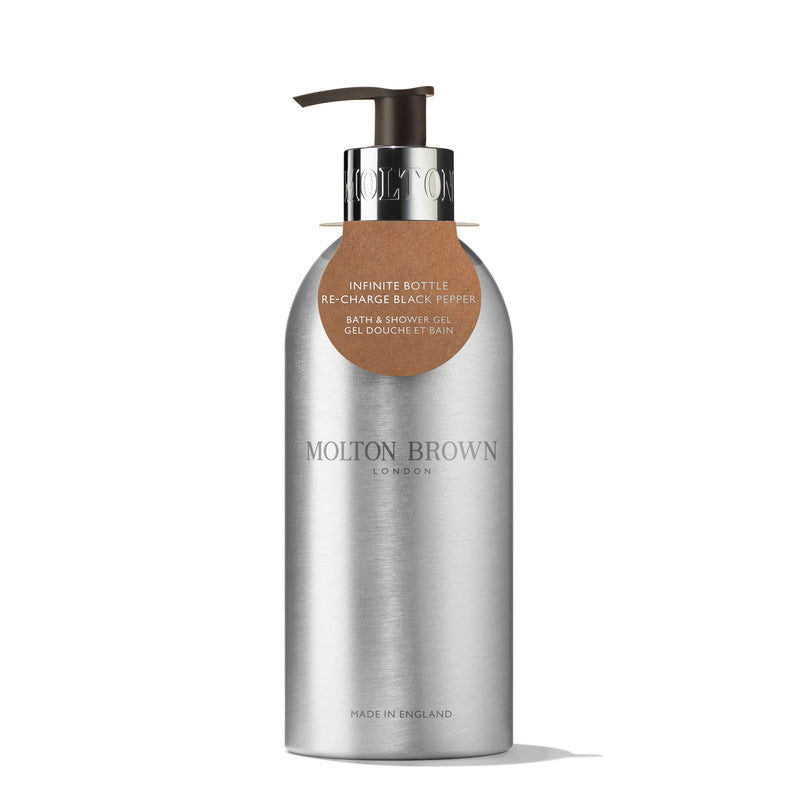 Molton Brown Bath & Body Re-Charge Black Pepper Infinite Bottle Bath & Shower Gel