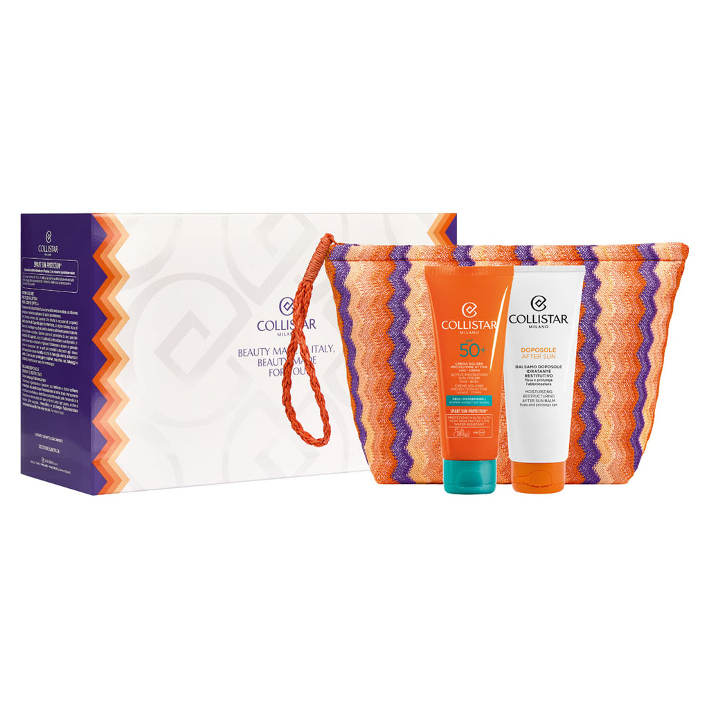 Collistar Sun Kit 2026 - Active Protection Sun Cream Spf50+ + After Sun Balm + Bag