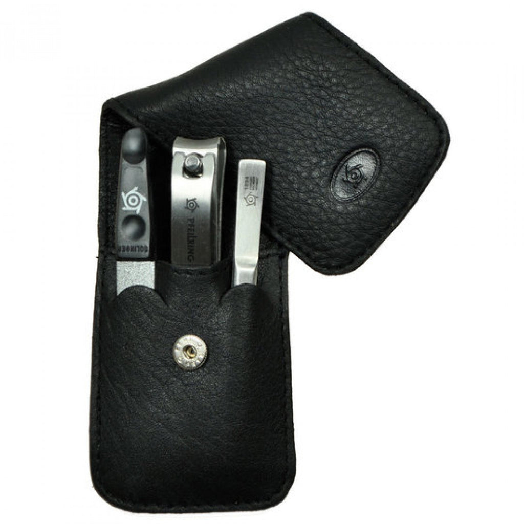 Pfeilring Manicure Etui 3 Delig Accessoire Ref.01 0111 3090/--0301 Zwart