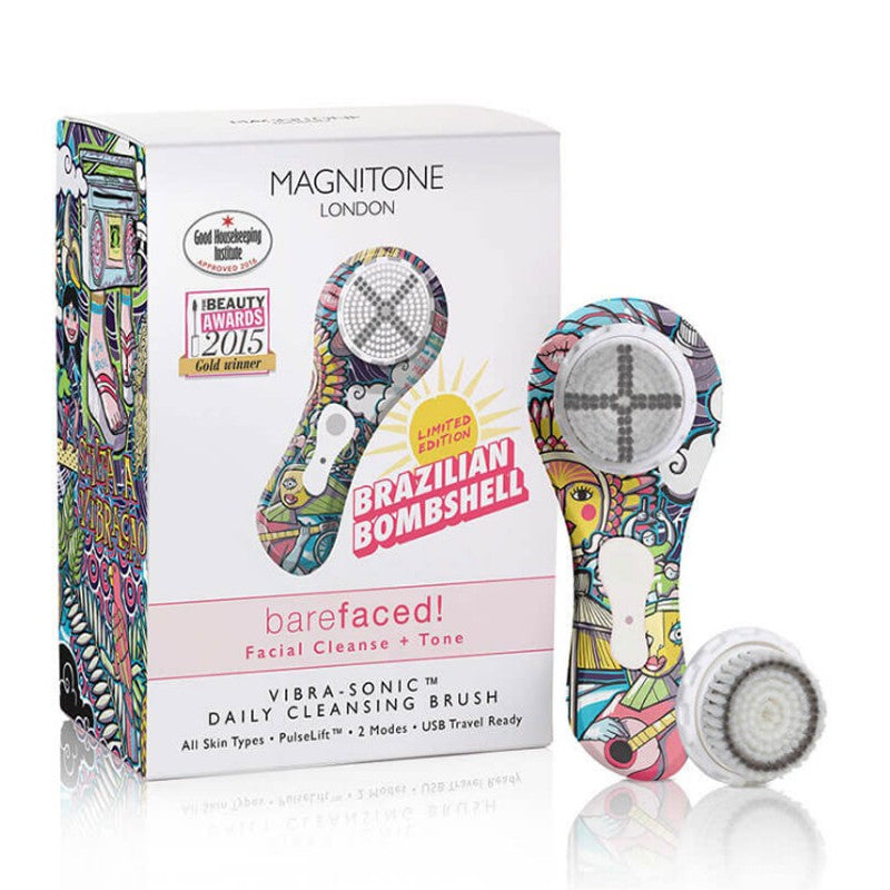 Magnitone Barefaced Vibra-Sonic Daily Cleansing Brush Borstel Brazilian Bombshell