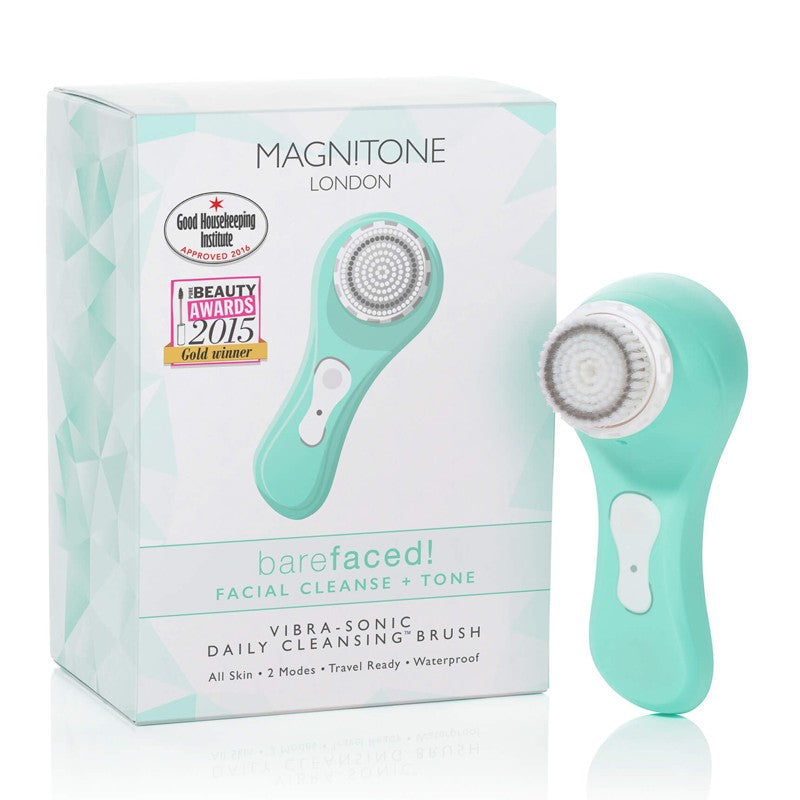 Magnitone Barefaced Vibra-Sonic Daily Cleansing Brush Borstel Turqoois