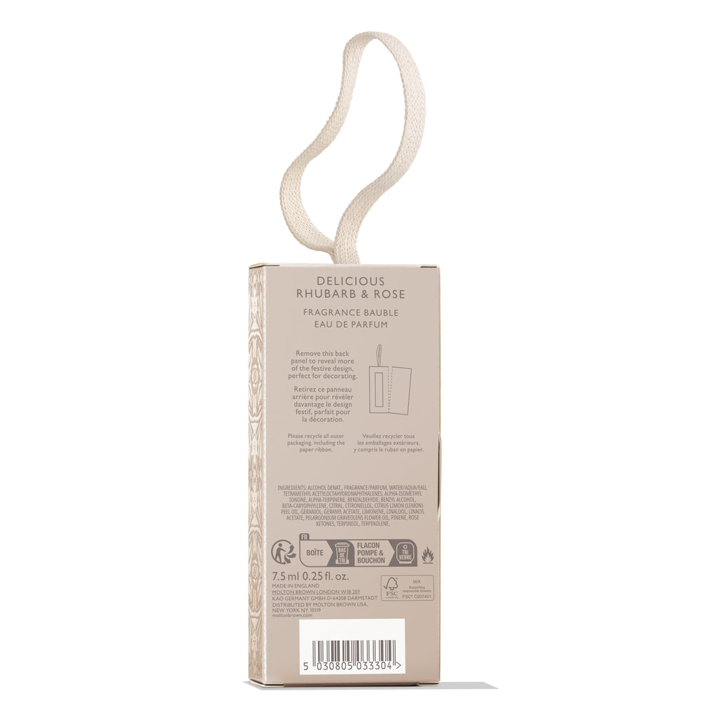 Molton Brown Delicious Rhubarb & Rose Fragrance Bauble