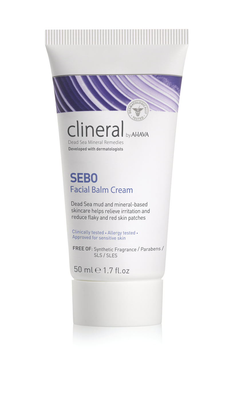 Ahava Clineral Sebo Facial Balm Cream Dagcrème Seborroïsch Eczeem