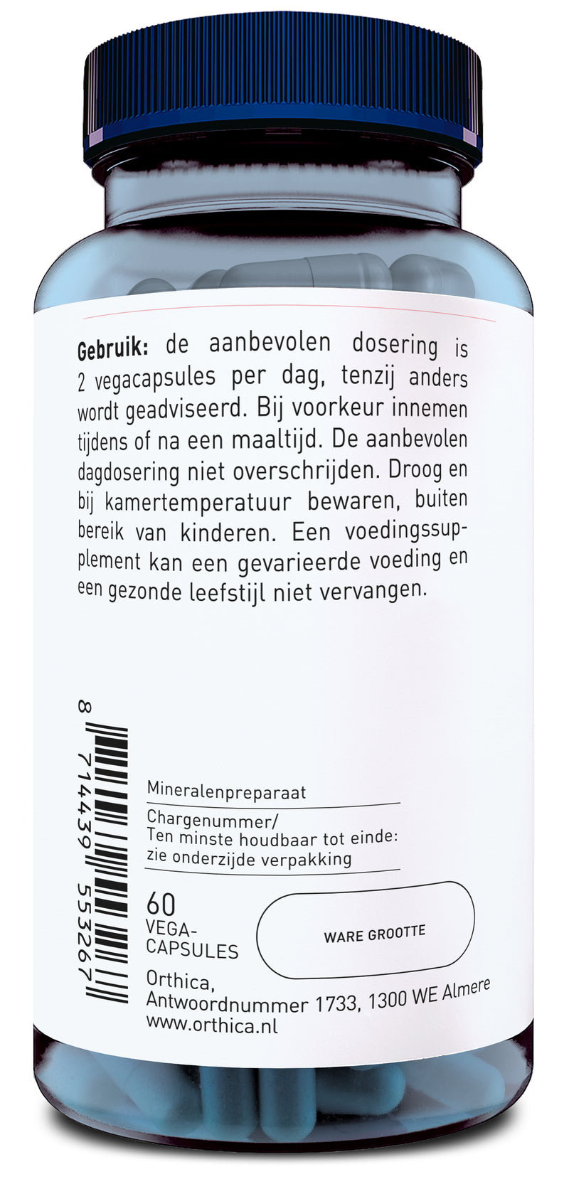 Orthica Magnesium Bisglycinaat-120 Capsules