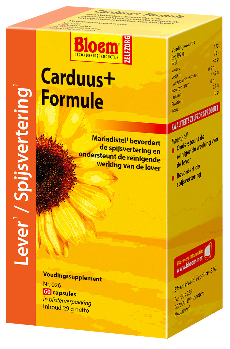 Bloem Carduus+ Formule Capsules Lever/Spijsvertering