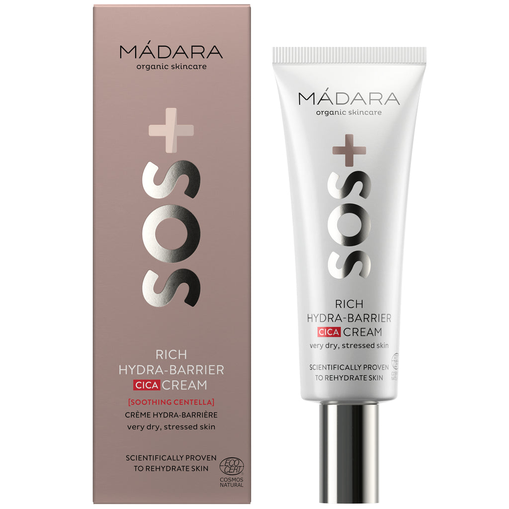 MÁDARA Skincare SOS Line Rich Hydra-Barrier CICA Cream Dagcrème