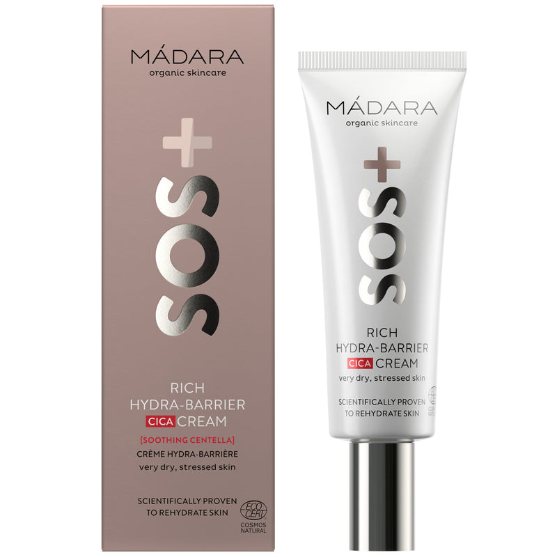 MÁDARA Skincare SOS Line Rich Hydra-Barrier CICA Cream Dagcrème