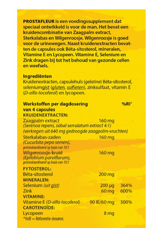 Bloem Prostafleur Capsules Urinewegen Man
