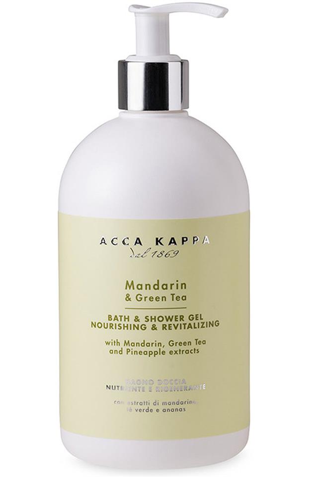 Acca Kappa Mandarin & Green Tea Nourishing & Revitalizing Bath & Shower Gel