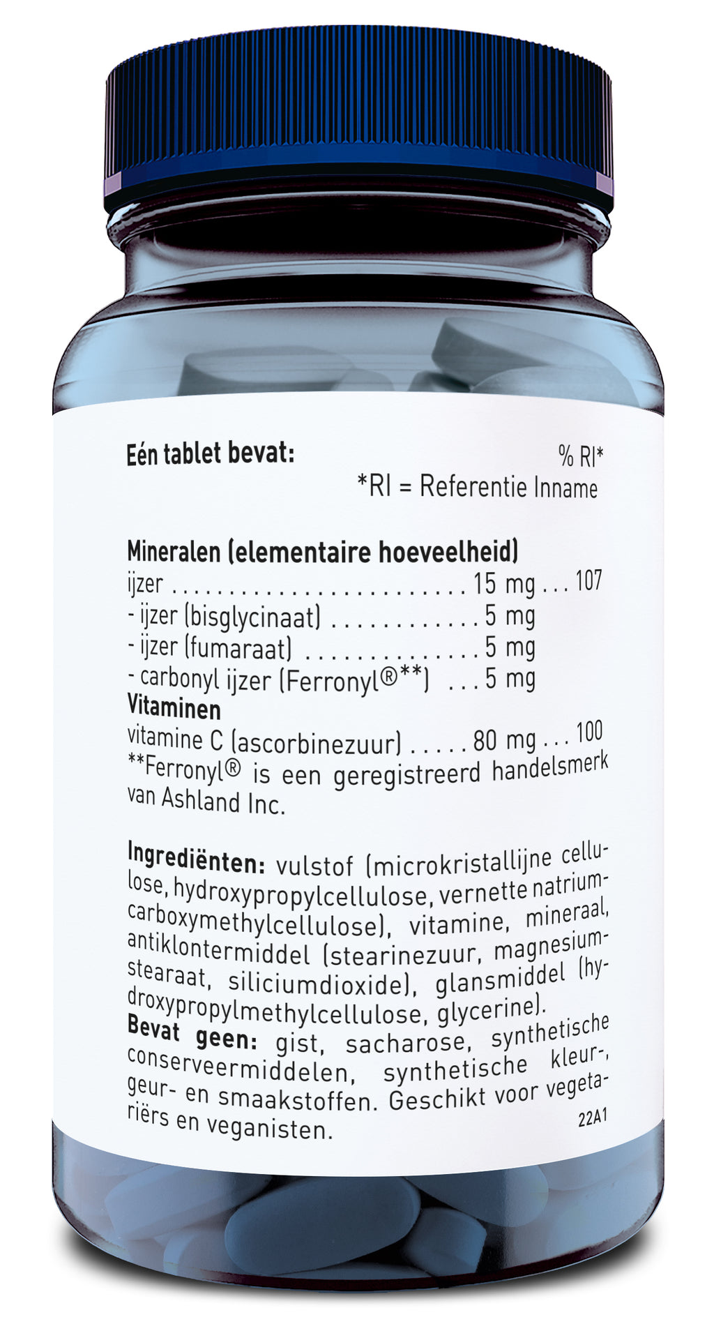 Orthica Tri-Ijzer-15 Tabletten