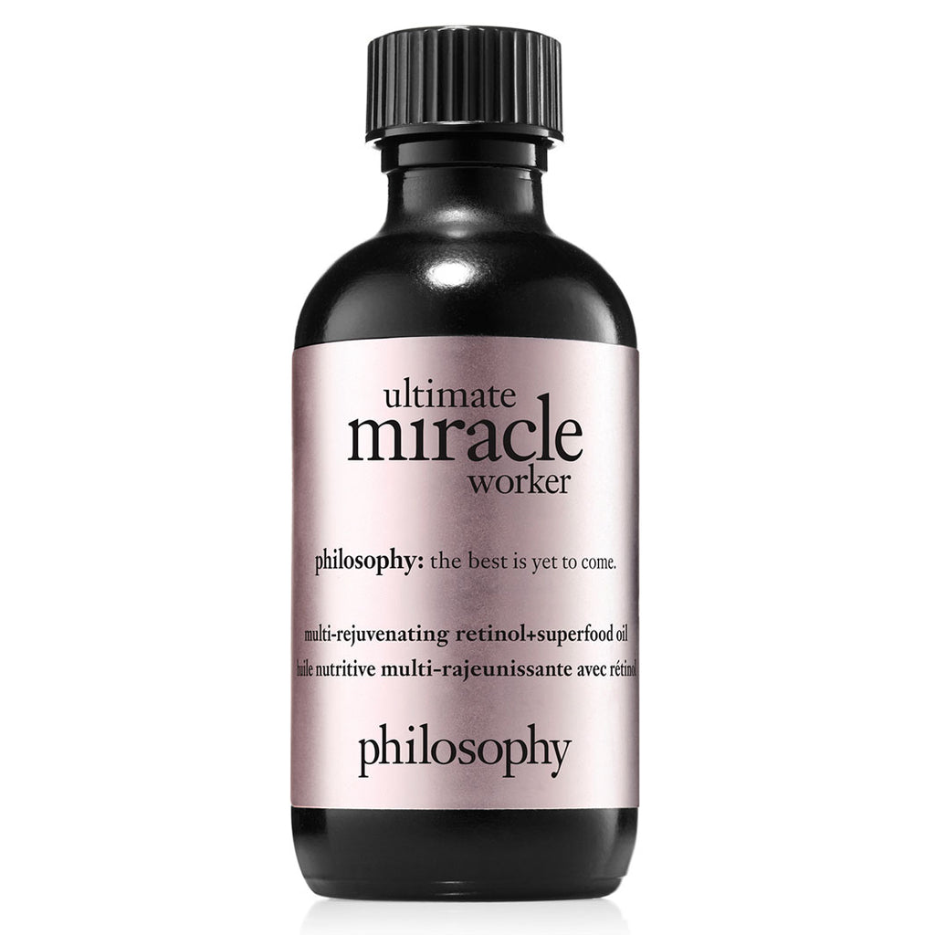 Philosophy Ultimate Miracle Worker bevat 60 pads & superfood oil