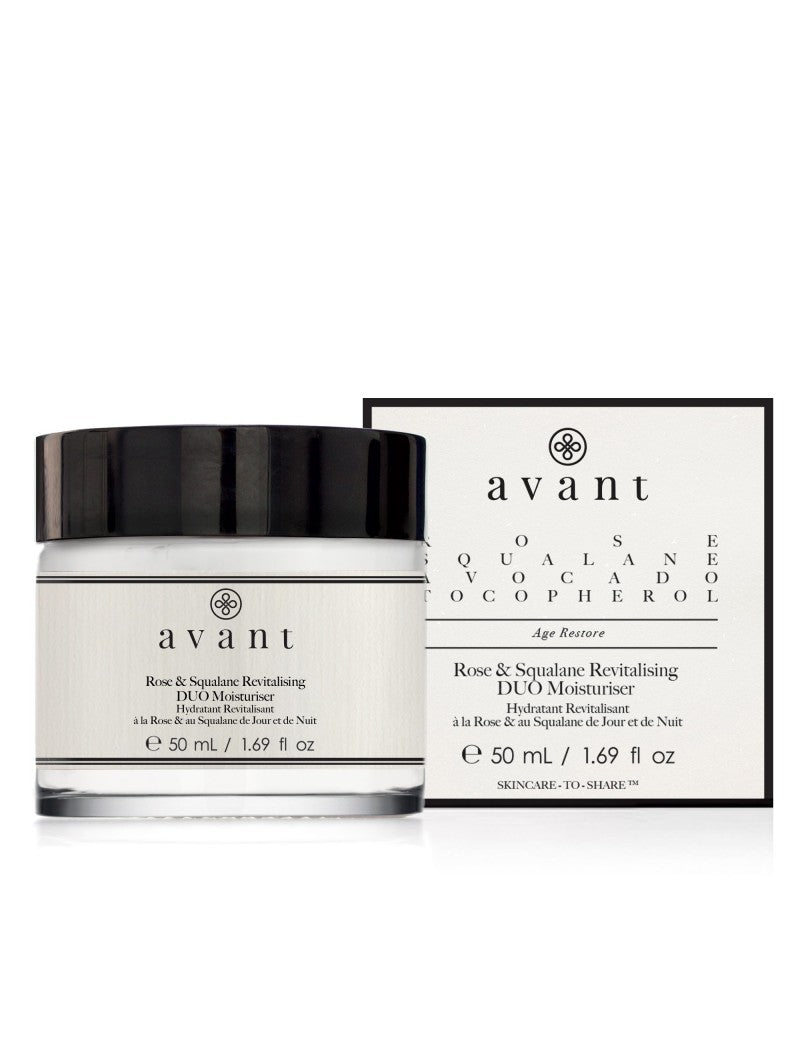 Avant Age Restore Rose & Squalane Revitalising DUO Moisturiser Crème