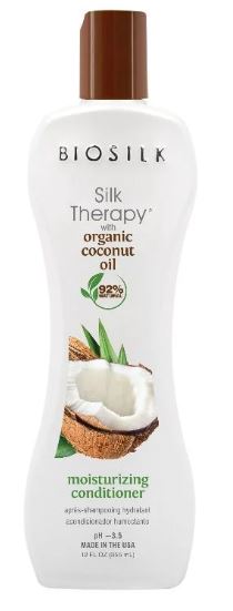 BioSilk Silk Therapy Organic Coconut Oil Moisturizing Conditioner