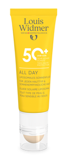 Louis Widmer Suncare All Day 50+ met Lippenverzorging Stick 50+ Licht Geparfumeerd Lippenbalsem