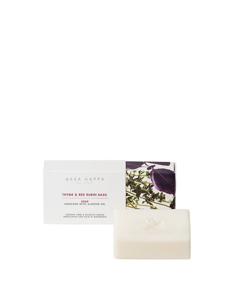 Acca Kappa Soaps Thyme & Red Rubin Basil Zeep