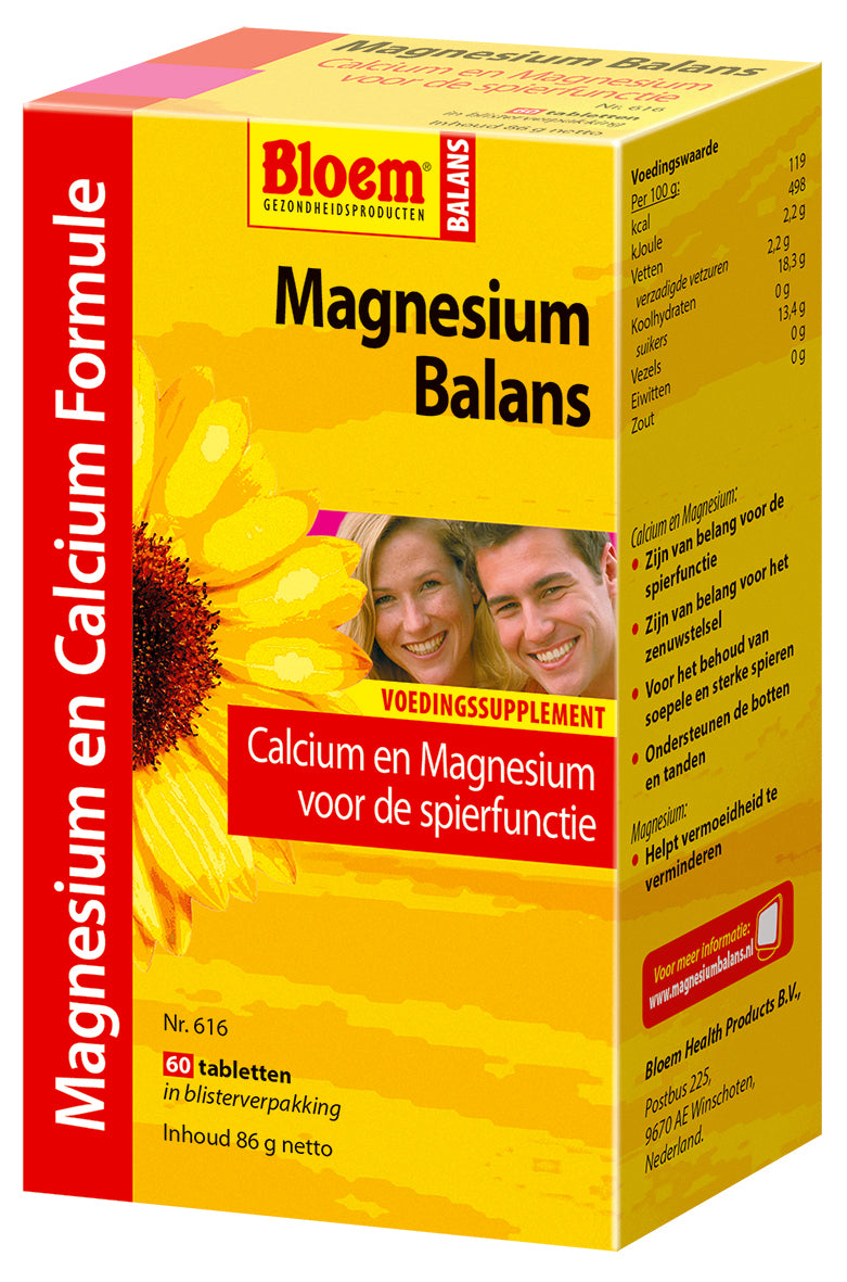 Bloem Magnesium Balans Tabletten Spierfunctie