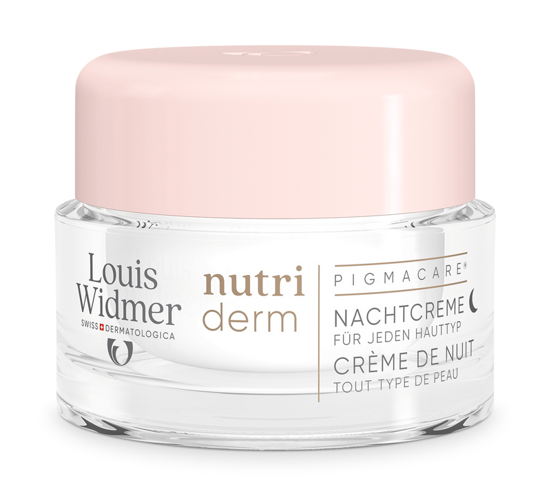 Louis Widmer Pigmacare Nachtcrème UV50+ Zonder Parfum