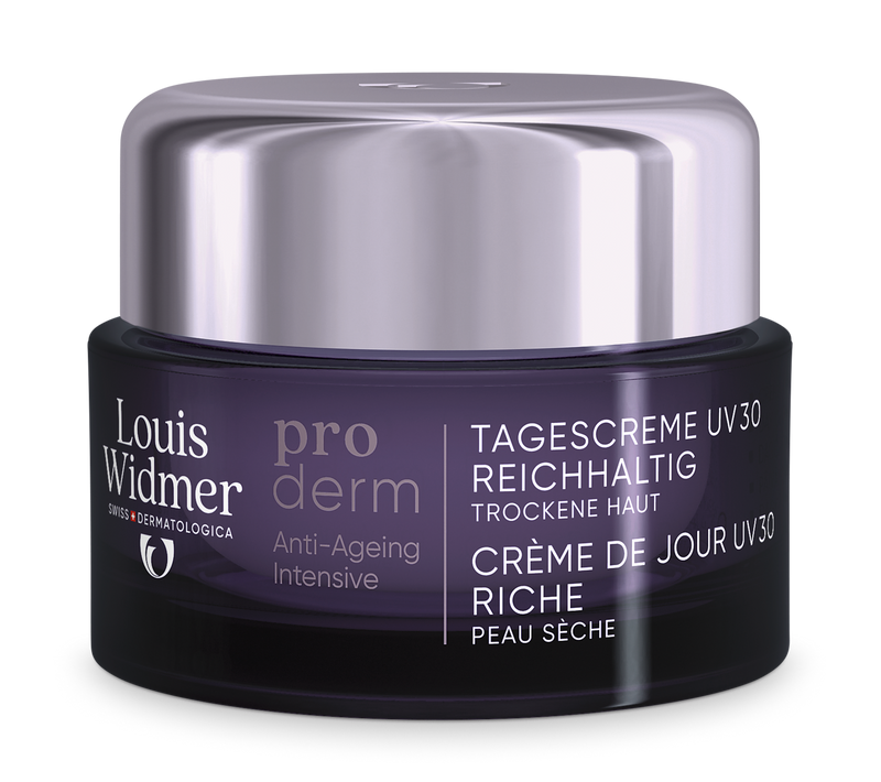 Louis Widmer Proderm Dagcrème UV 30 Rijke Textuur Licht Geparfumeerd Crème