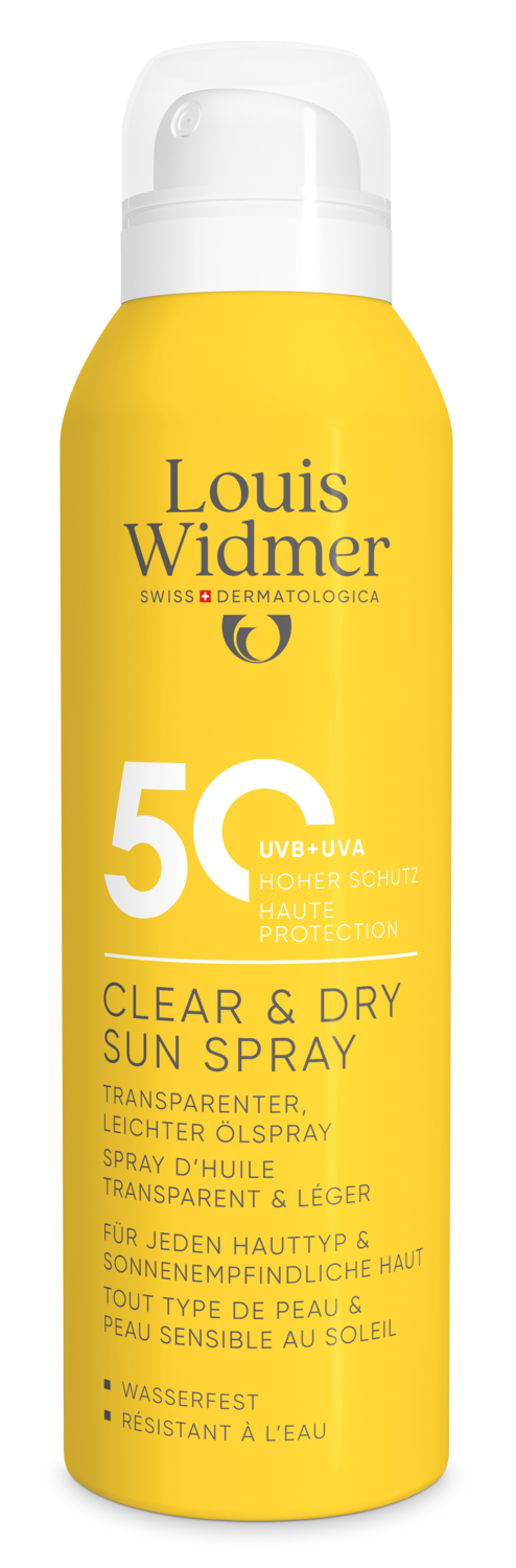 Louis Widmer Suncare Clear & Dry Sun Spray 50 Licht Geparfumeerd