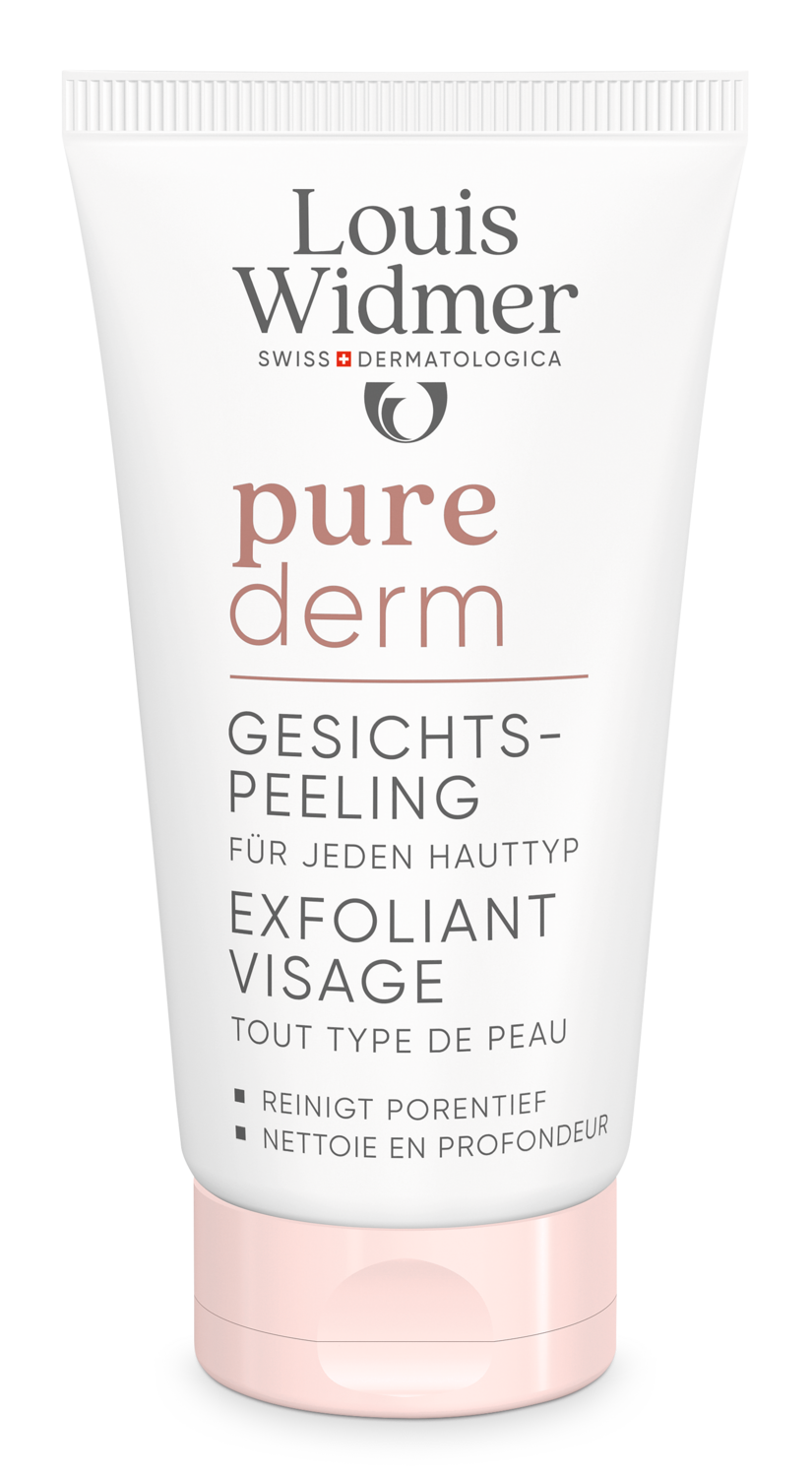 Louis Widmer Purederm Gezichtspeeling Licht Geparfumeerd Peeling