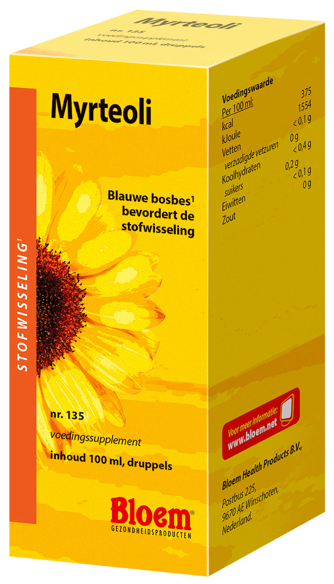 Bloem Myrteoli Vloeibaar Stofwisseling