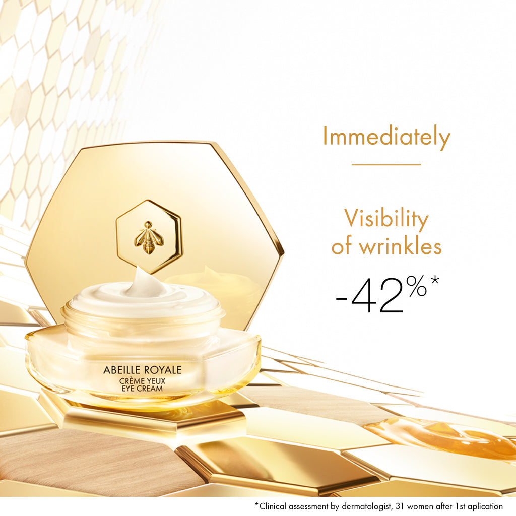 Guerlain Huidverzorging Abeille Royale Eye Cream Multi-Wrinkle Minimizer Crème Rimpels/Wallen/Kringen