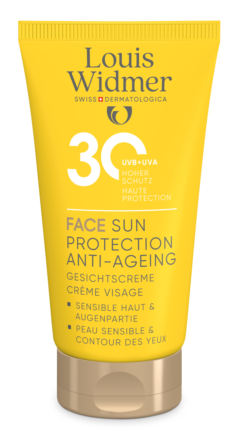 Louis Widmer Suncare Face Sun Protection Anti-Ageing 30 Licht Geparfumeerd Crème