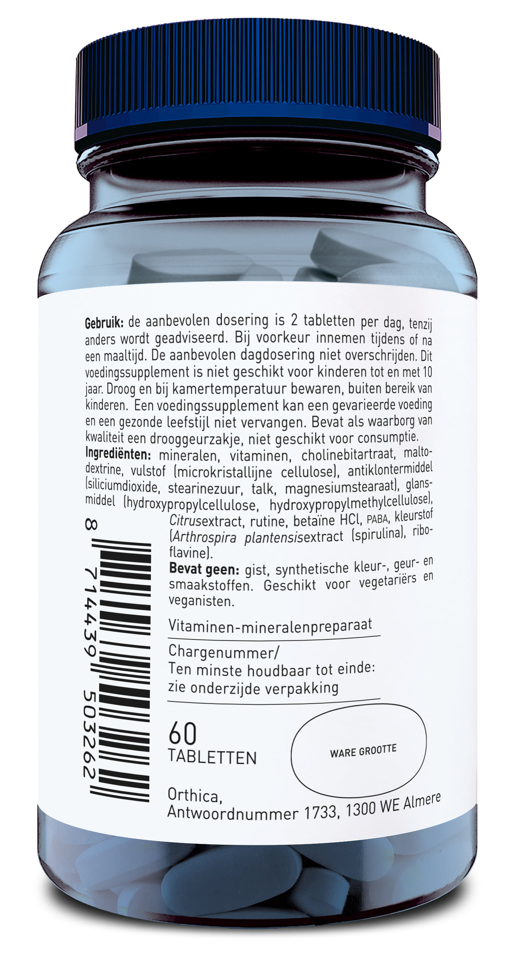 Orthica Multi Vegan Tabletten