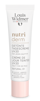 Louis Widmer Nutriderm Getinte Dagcrème UV20 Licht Geparfumeerd Crème