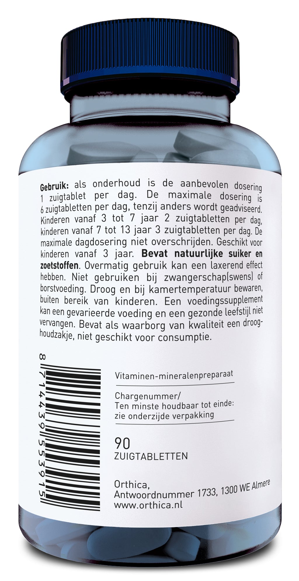 Orthica Zink Zuigtabletten Tabletten