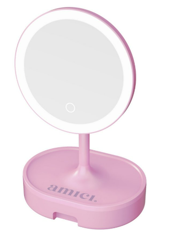Amici Glow Mirror Pink
