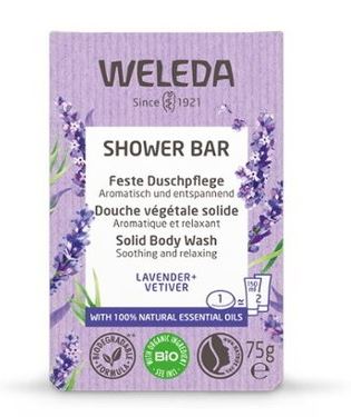 Weleda Lichaamsverzorging Bad & Douche Shower Bar Solid Body Wash Zeep Lavender+Vetiver