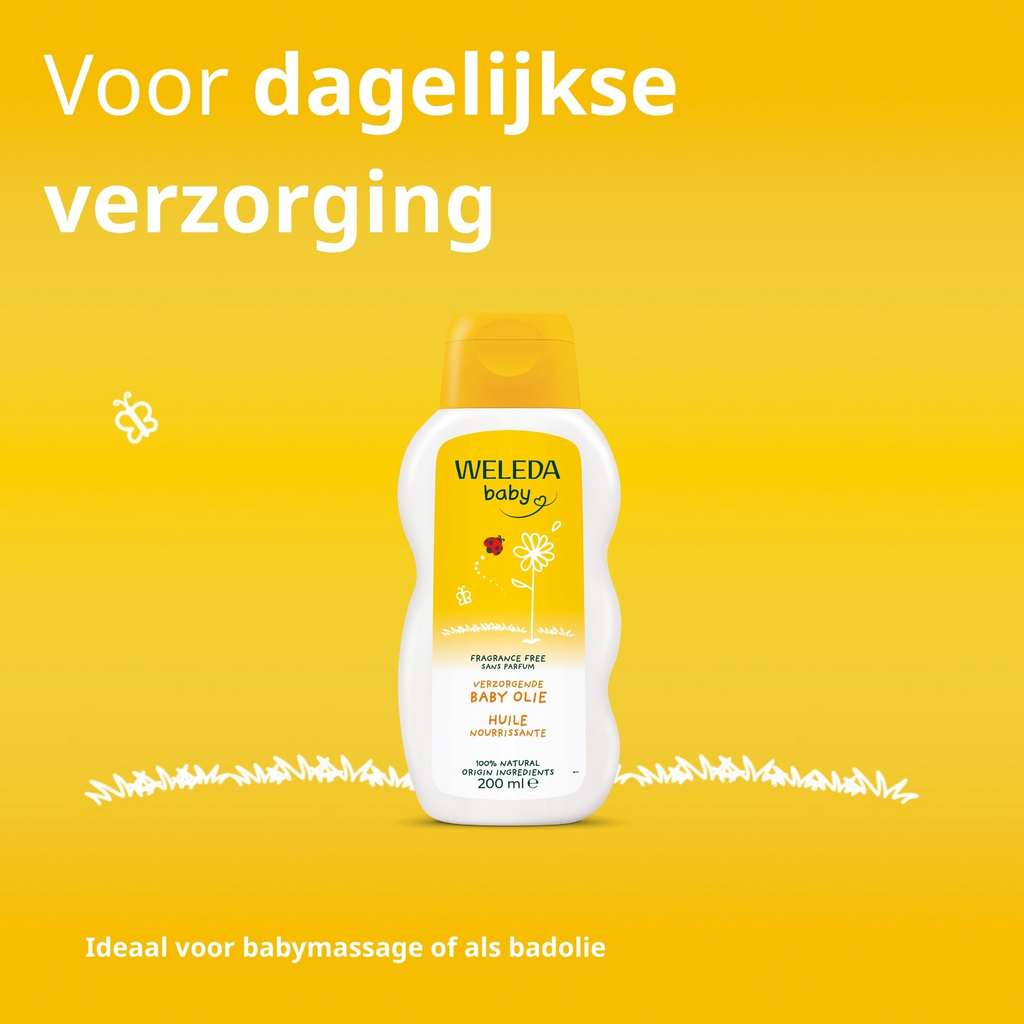 Weleda Zwangerschap en Baby Calendula Verzorgende Olie Parfumvrij