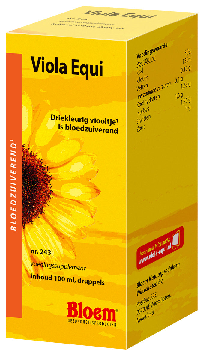 Bloem Viola Equi Vloeibaar Bloedzuiverend