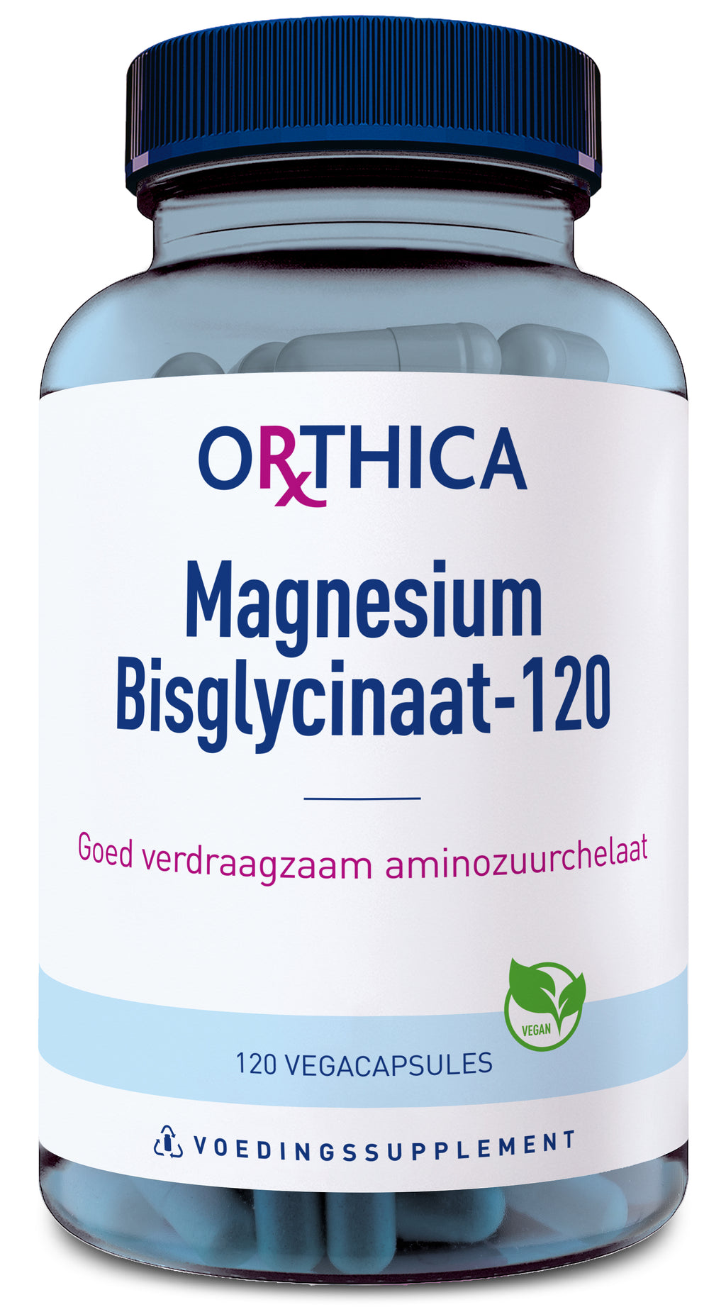 Orthica Magnesium Bisglycinaat-120 Capsules