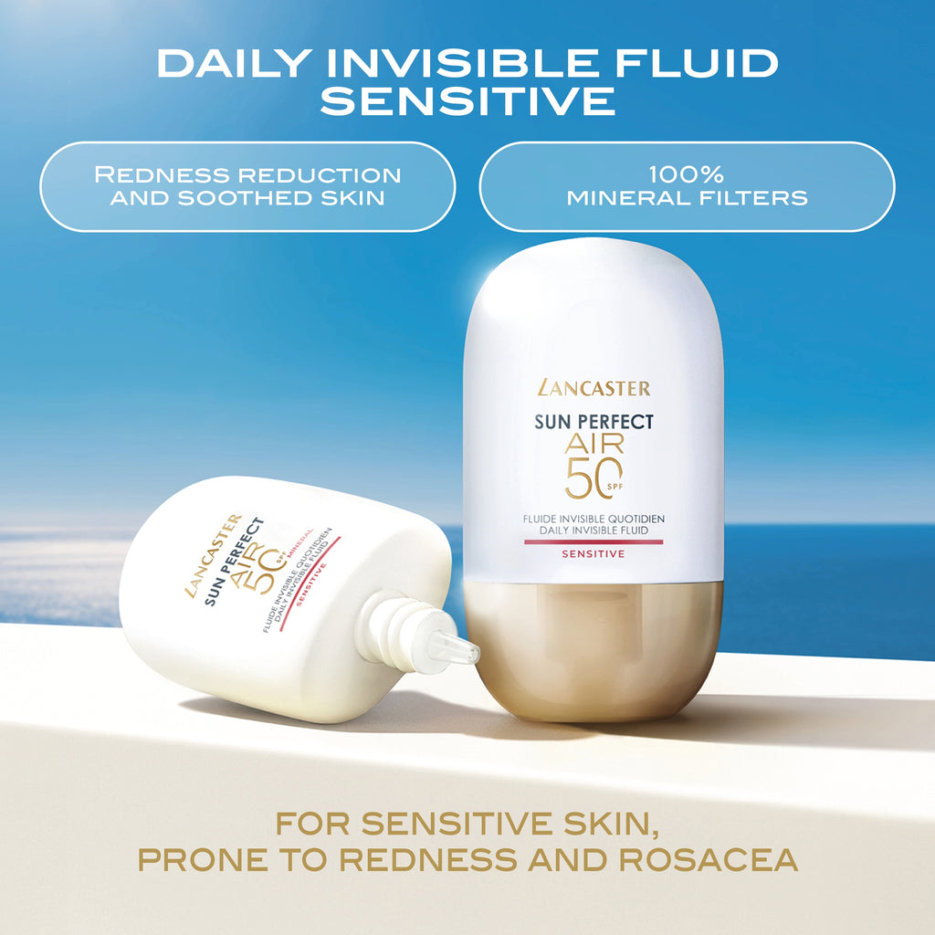 Lancaster Sun Perfect Daily Invisible Fluid Redness SPF50