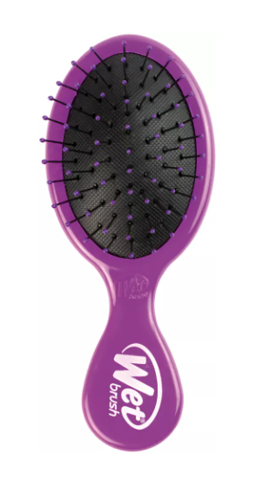 The Wet Brush Detangle Mini Detangler Purple Borstel
