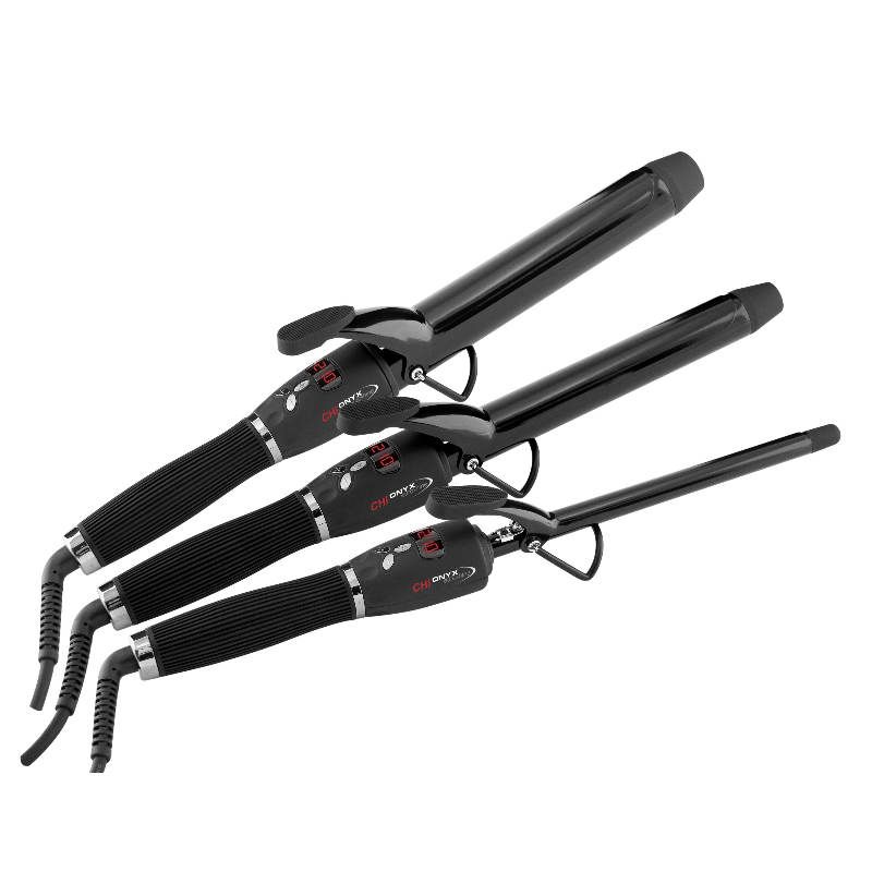 CHI Tools Curling Irons Onyx Euroshine Ceramic Extended 13mm Krultang SKU#GF8485EU