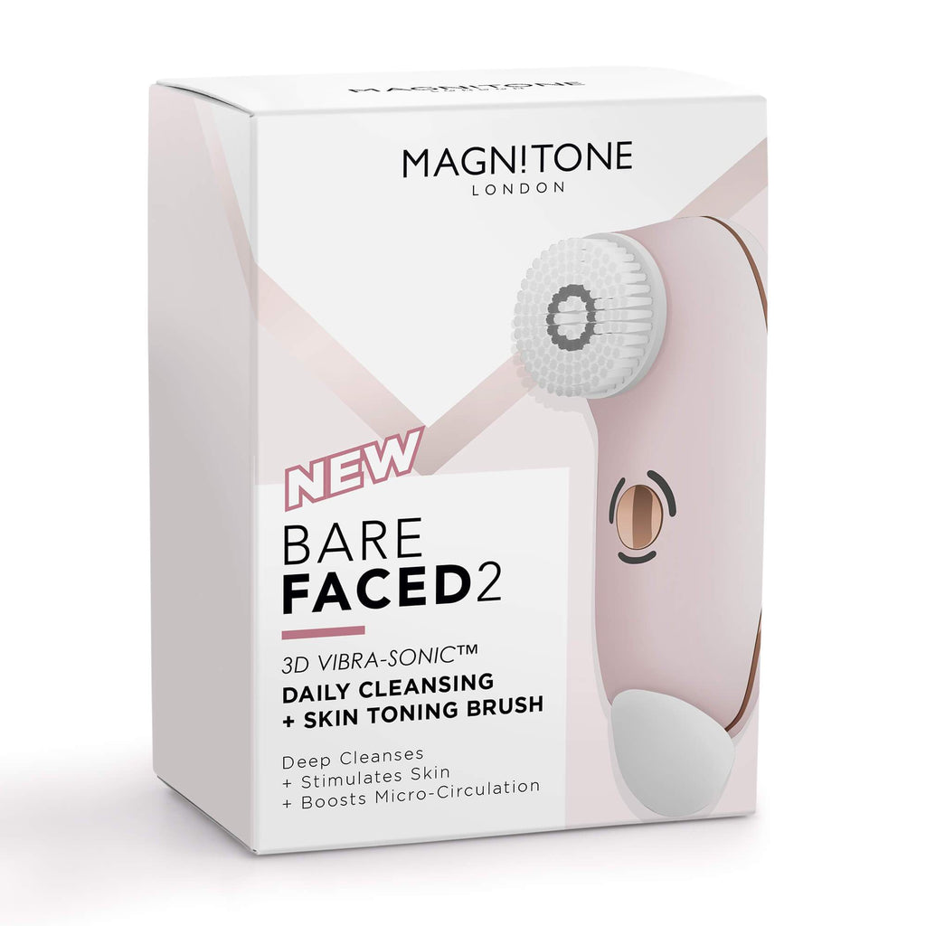 Magnitone Barefaced 2 3D Vibra-Sonic Daily Cleansing Brush Borstel Pink