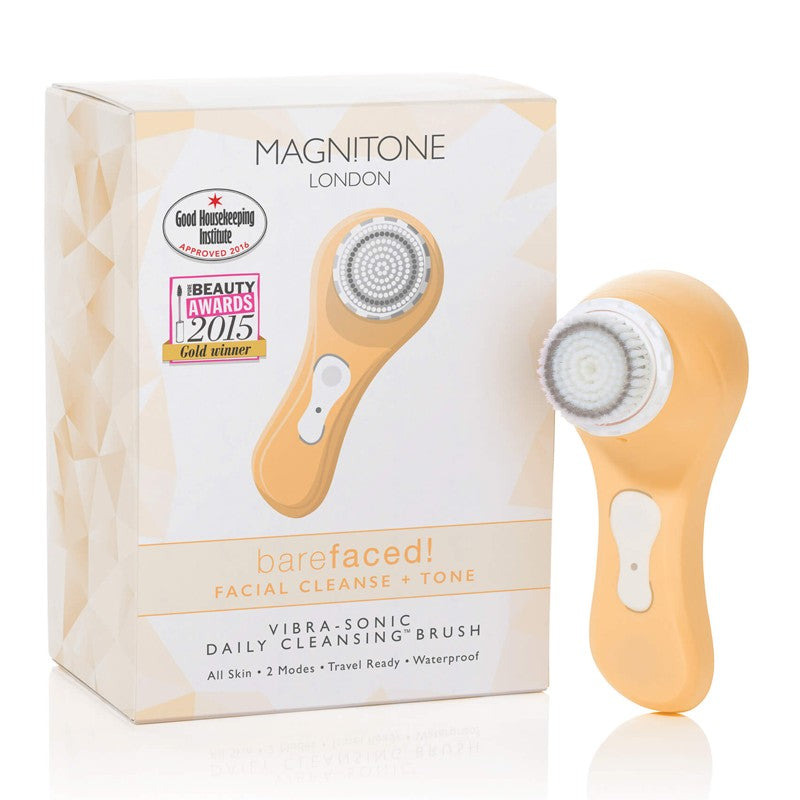 Magnitone Barefaced Vibra-Sonic Daily Cleansing Brush Borstel Orange