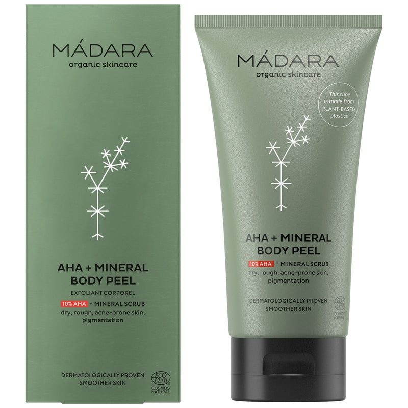 MÁDARA Body & Hair Aha+Mineral Body Peel Scrub