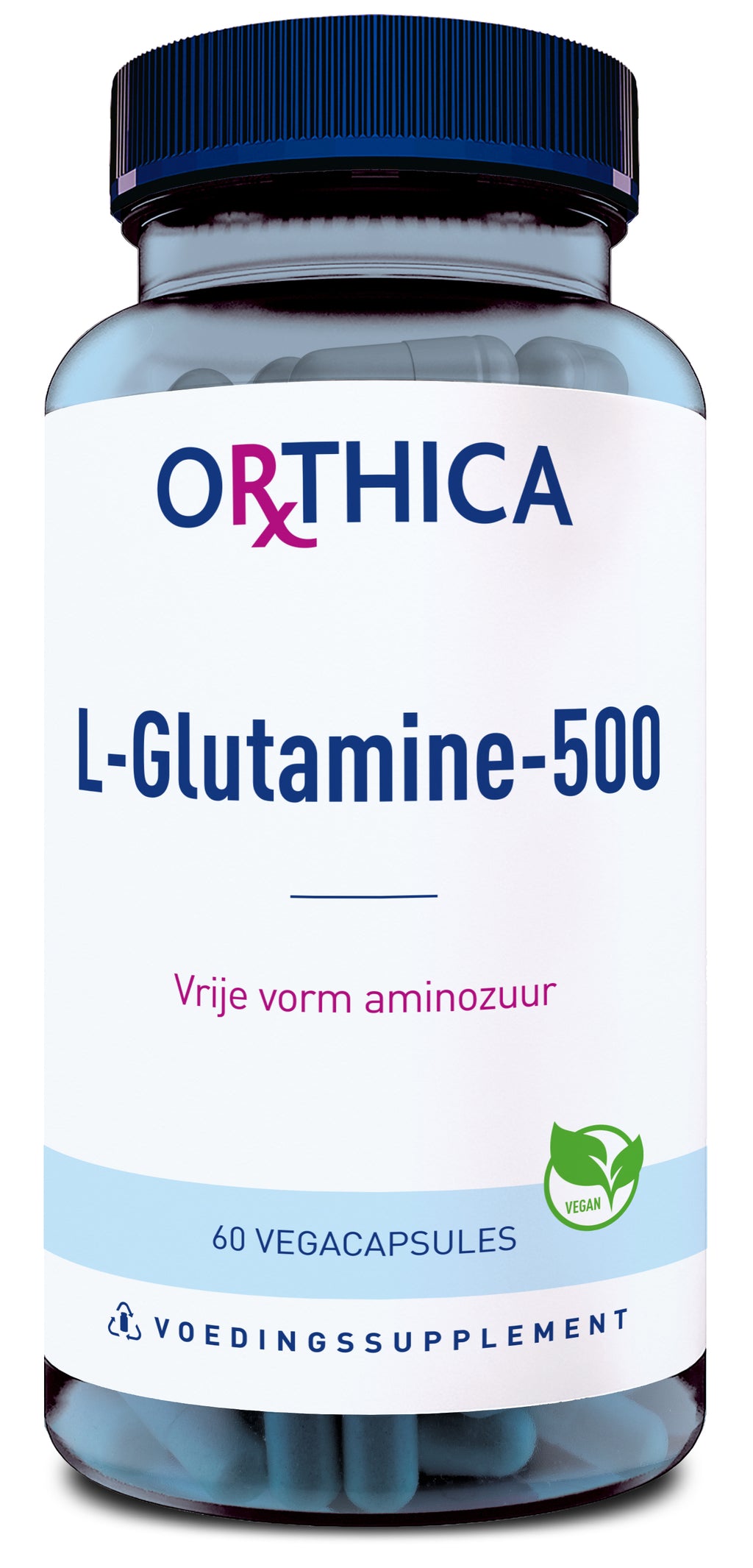 Orthica L-Glutamine-500 Capsules