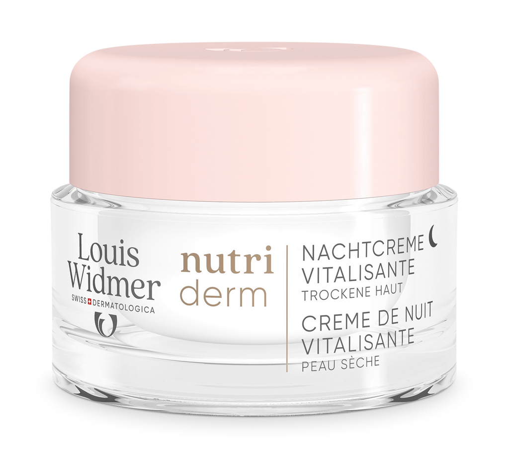 Louis Widmer Nutriderm Nachtcrème Vitalisante Licht Geparfumeerd