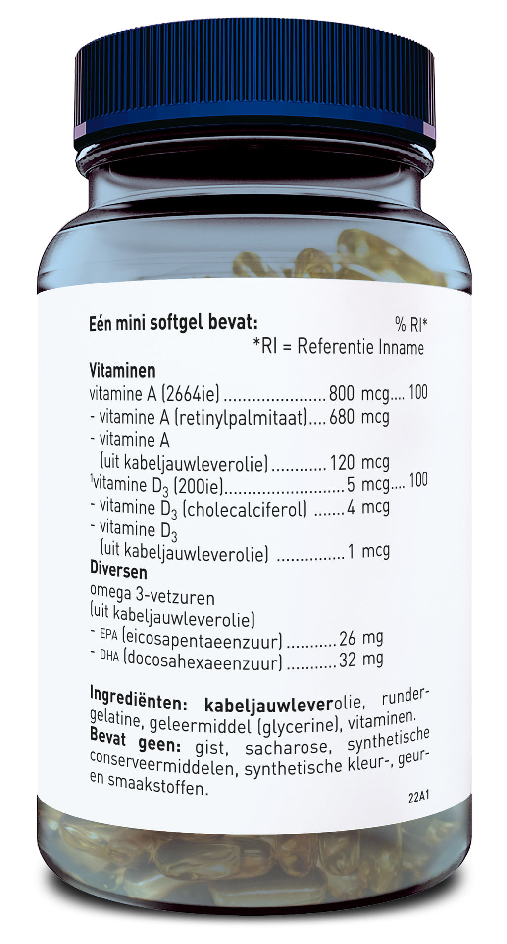 Orthica Kabeljauwleverolie Capsules