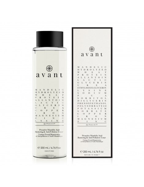 Avant Age Protect & UV Proactive Mandelic Acid Restoring & Anti-Pollution Toner Lotion
