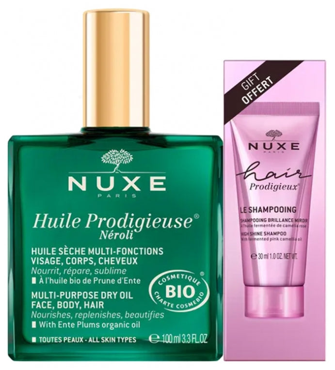 Nuxe Huile Prodigieuse Néroli + Shampoo