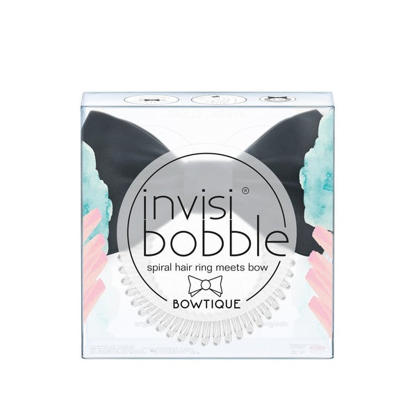 Invisibobble Bowtique Spiral Hair Ring Meets Bow Accessoire True Black
