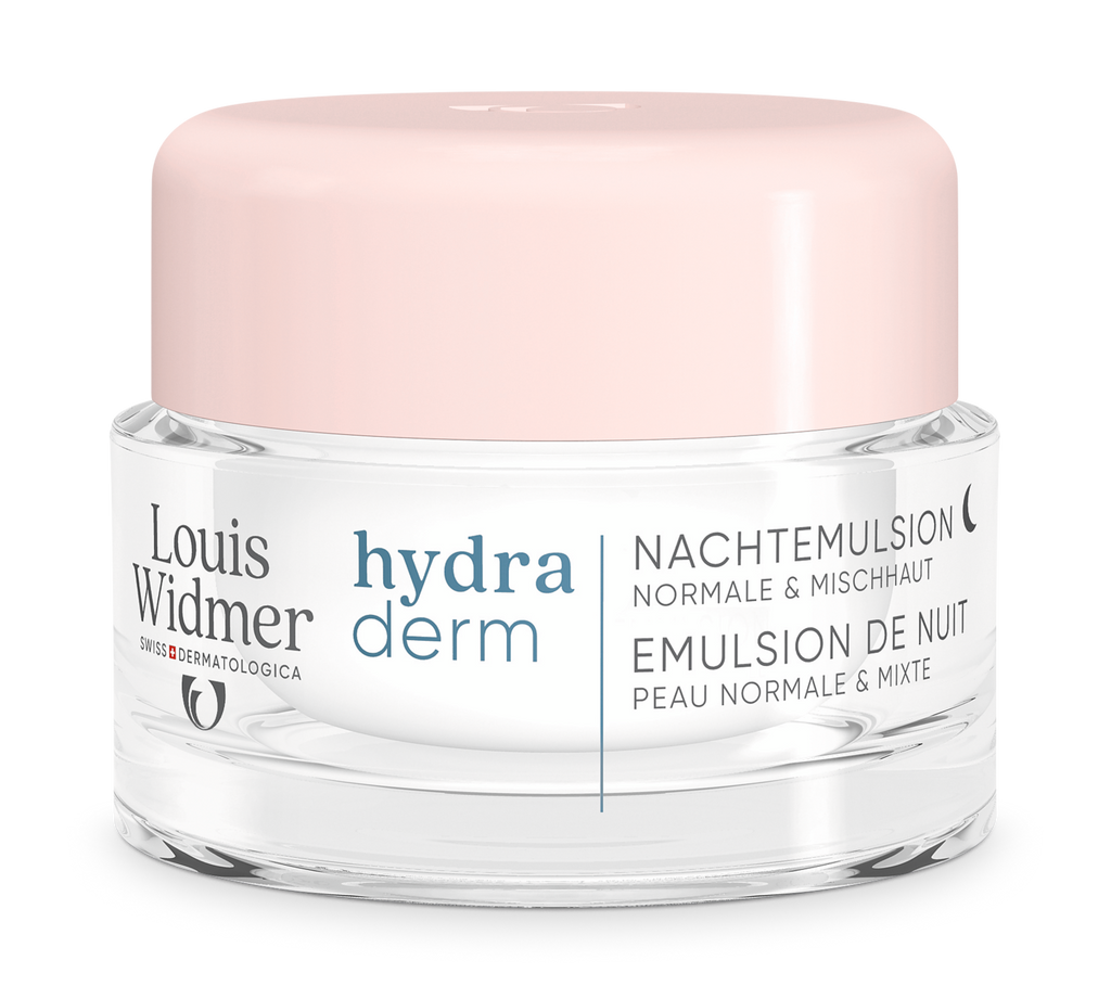 Louis Widmer Hydraderm Nachtemulsie Licht Geparfumeerd Crème