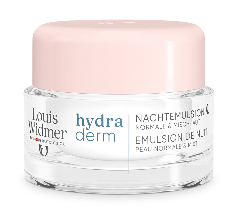 Louis Widmer Hydraderm Nachtemulsie Licht Geparfumeerd Crème