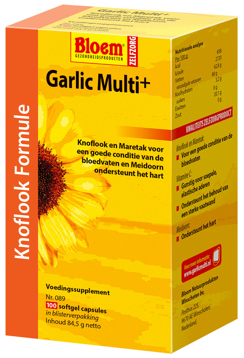 Bloem Garlic Multi+ Capsules Knoflook Formule